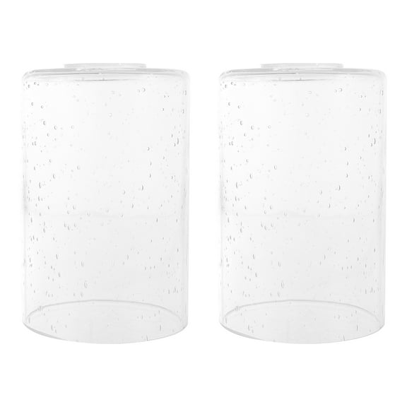 Homemaxs 2pcs Glass Lamp Shade Light Covers Glass Replacement Lamp Shade Lamp Supply