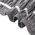 thumbnail image 4 of Tarjeta de compra Faldón de cama de poliéster cepillado 150x203 cm por tres lados tejido elástico polvoriento gris oscuro, 4 of 5