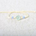 thumbnail image 1 of Nvzi Pulsera de flores hecha a mano - Pulsera de resina, pulsera ajustable, pulsera de flores - 2 piezas, azul claro, 1 of 1