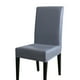 thumbnail image 2 of Funda Elástica Extraíble con Funda Elástica Funda de Asiento de Silla de Comedor Corta para Decoración de Cuero Gris BLESIY Funda impermeable para silla de comedor., 2 of 7