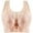 9-Orange, variant on YWDJ Push up Bras for Women Plus Size Padded Pullover Comfortable Bras No Underwire Bras Wide Strap Full Coverage Wrap Sleep Bras Padded Plus Size Bras Comfy Bras Black M