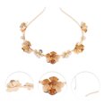 thumbnail image 3 of Ofertas Únicas 1 Pc Diademas de Perlas Falsas Lindas para Mujeres en Tono Dorado, 3 of 6