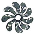 thumbnail image 4 of LOVIVER Golf Iron Head Cover Protector Training Equipment Outdoor Waterproof Wedges Iron Green, 4 of 8