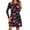Multicolor, variant on Valentine's Day Dresses for Women Lounge Long Sleeve A-Line Beach Dress Casual Fashion Crewneck Flowy Dress