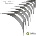 thumbnail image 6 of Ekena Millwork 2"W x 24"D x 24"H Legacy Steel Bracket, Antiqued Pewter, 6 of 13