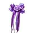 thumbnail image 3 of 6PCS Wedding Car Flower Artificial Ribbon Flower Wedding Car Decor with Tape, 3 of 10