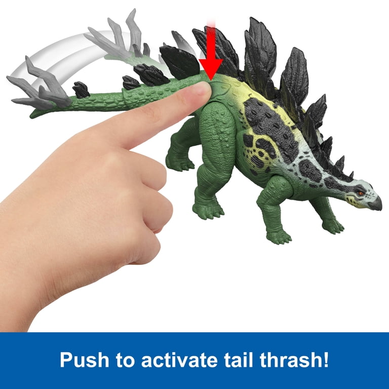 Jurassic World Gigantic Thrashers Stegosaurus Dinosaur Action