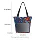 thumbnail image 3 of Fotbe Tropical Flower Bolsa de Playa con Estampado, Bolsa de Hombro, Bolsa de Mano Espaciosa, Bolsa de Viaje Ligera, Bolsa de Compras Versátil, 3 of 6