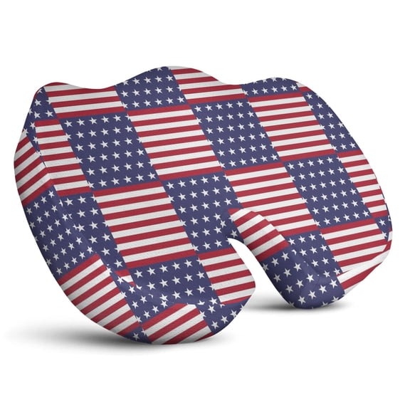 Premium Plaid Pattern Memory Foam Seat Cushion Ergonomic Chair Pad for Office Chair, Car, Airplane & Bleachers Sciatica, Tailbone Hip & Back Pain Relief - Chair Cushion for Long Office Workers.