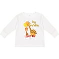 thumbnail image 3 of Inktastic My Grandma Loves Me Giraffe Boys or Girls Long Sleeve Toddler T-Shirt, 3 of 5