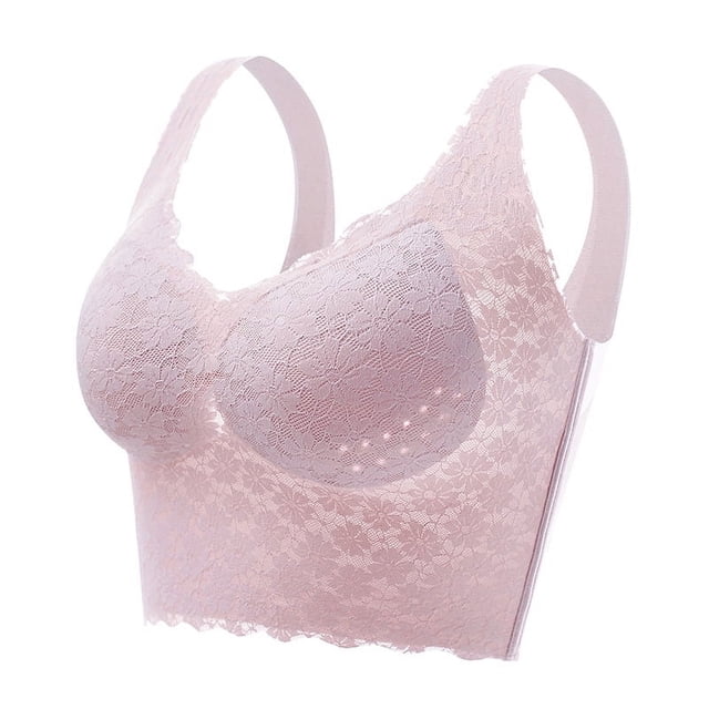 Sujetador deportivo de verano sin aros de acero con espalda sin costuras y lados altos de talla grande para chicas gorditas