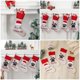 thumbnail image 2 of Medias navideñas con estampado de pata de perro y gato, bolsa de caramelos, adorno colgante para árbol de Navidad, decoraciones navideñas para el hogar de Año Nuevo 2022, 2 of 5