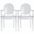thumbnail image 1 of Nicer Furniture Ghost Clear Arm Chair, 1 of 5