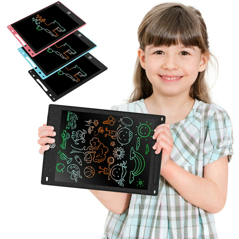LCD Writing Tablet for Kids, 12 inch Eye Protection Monochrome Doodle Board  Drawing Tablet Scribbler Boards for Kids,Gifts for Boys Girls and Adults at  Home,School and Office 