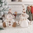 thumbnail image 3 of Adornos Interiores para el Hogar MuñEco de Nieve de Patas MuñEco de Punto MarróN CáLido DecoracióN del Hogar Sofá de la Sala de Estar, 3 of 5