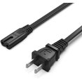 thumbnail image 1 of Printer Power Cord Cable Fit for HP OfficeJet Pro, Envy, DeskJet Series Printers 2 Prong Replacement - (ETL Listed Cable), 1 of 7