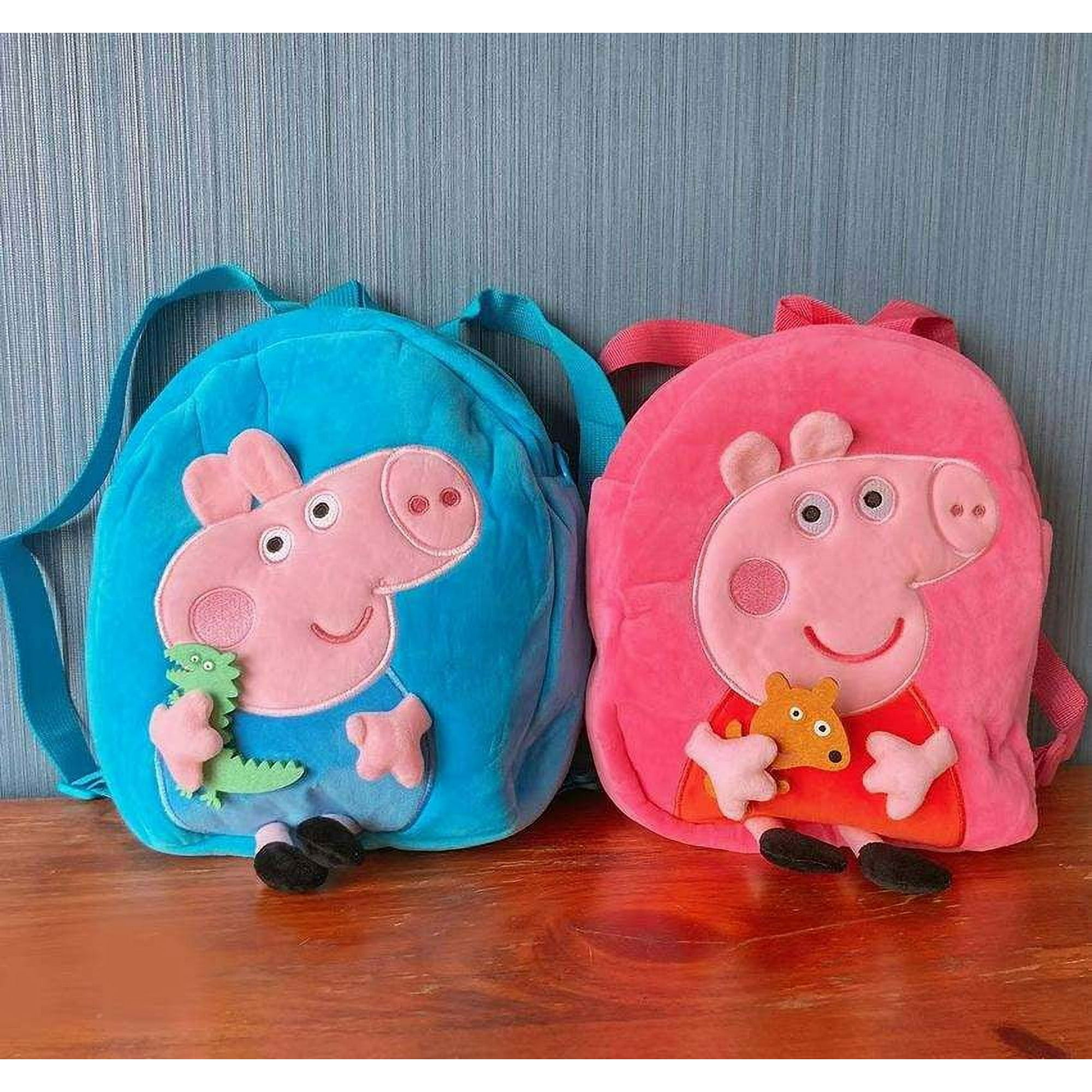 Peppa Pig Children'S Plush Backpack Peppa Pig Soft Toys Children's