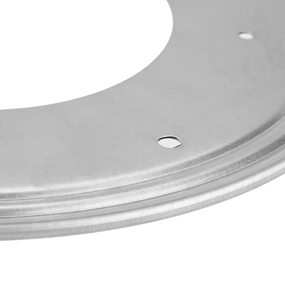 Tebru Rotating Swivel Plate,12inch Round Shape Galvanized Turntable