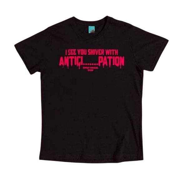 The Rocky Horror Picture Show Womens Shiver With Anticipation Fitted T-Shirt