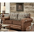 thumbnail image 2 of American Furniture Classics Deer Valley Rustic Loveseat with Solid Wood Frame, 2 of 12