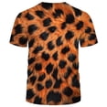 thumbnail image 2 of Blissboy Novelty Men's 3D Leopard Print T-Shirt - Bold Animal Print Short Sleeve Tee, 2 of 7