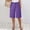 Purple, variant on LEKODE Capris Pants for Women Running Pants Women Linen Pants Women Ladies Pants Comfy Pants Women Pants for Women Loose Fit Active Wear Flowy Pants for Women Army Green L