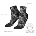 thumbnail image 6 of Fuzoiu Black Cats In A Garden Print Adult Socks, Crew Moisture-wicking Socks, Unisex Cushion Crew Socks,Casual Sports Ankle Socks, 6 of 7