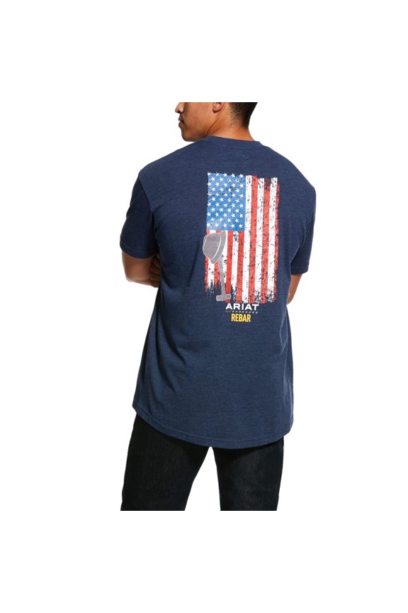Men's Rebar Cotton Strong American Grit Graphic T-Shirt