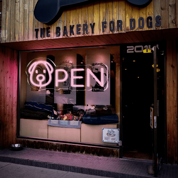 Pet neon led sign,Business Open Light,Led Open Sign,Pet Decor,Business Door Sign