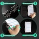 thumbnail image 4 of de 6 Anillas de Acrílico Transparente, Cubierta para Cuaderno, Planificador A6, Carpeta de Presupuesto, Carpetas de Hojas Sueltas, Suministros de Oficina., 4 of 5