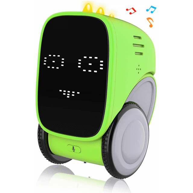 Intelligent Smart Robot Toy for Kids, Voice and Touch Gesture Control Mini Robotics Rechargeable Toys Dancing, Walking, Singing, Robots