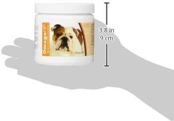 Healthy Breeds Bulldog Omega HP Fatty Acid Skin and Coat Support Soft Chews