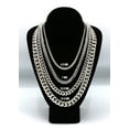 thumbnail image 5 of Silver Chain - Mens White Chain / Miami Cuban Link, 5 of 7