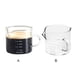 thumbnail image 5 of Inteprter Boquilla de drenaje en forma de V, vaso de chupito expreso, tamaño de taza de leche, jarra Triple apta para microondas Cocina y Comedor NA doble boca, 5 of 6