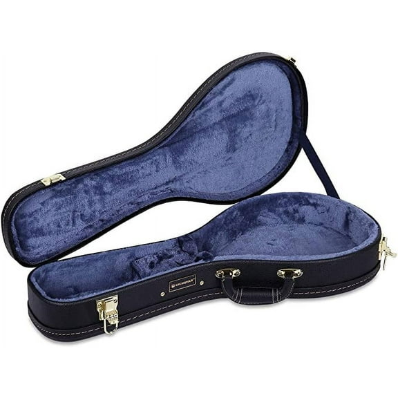 Crossrock Hard Shell Case for F-Style Mandolin in Black
