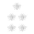 thumbnail image 3 of Injueey Decoraciones de abejas con estilo para tu jardín y espacios al aire libre Artesanía hecha a mano plata S 1 Type2 NO2, 3 of 6