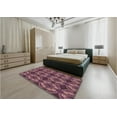 thumbnail image 5 of Ahgly Company Machine Washable Indoor Rectangle Transitional Indian Red Area Rugs, 7' x 9', 5 of 7
