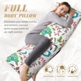 thumbnail image 4 of Body Pillow Cover - Soft Body Pillow Pillowcase, Fairy flower A Breathable Long Body Pillow Case Cover with Invisible Zipper 20x60in, 4 of 5