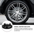 thumbnail image 4 of HLONK Wheel Covers & Hub Caps ABS Black  4 Pack, 4 of 7