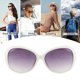 thumbnail image 5 of Gafas de sol retro de montura grande a la moda europea y americana, hechas de PC, 5 of 5