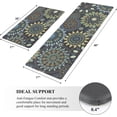 thumbnail image 5 of Boho Kitchen Rugs Set of 2 Anti Fatigue Mats for Kitchen Floor Cushioned Kitchen Rugs and Mats Non Skid Waterproof Kitchen Runner Comfort Standing Mat, 5 of 6