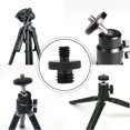 thumbnail image 4 of 2 PACKS Camera Screw Tripod Smooth Surface Clear Thread Portable Screw Tripod black, 4 of 8