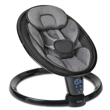 SootheSway Swing by Evolur, Black