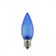 Sienna Pack de 4 Ampoules de Remplacement Transparentes à Facettes Bleues LED C7 Christmas – image 1 sur 1