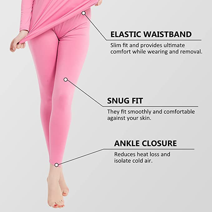 Thermal Underwear for Women Ultra Soft Long Johns Set Women Pajamas Set
