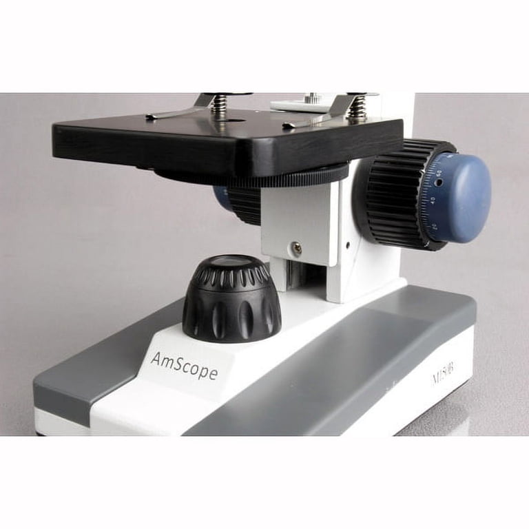 AmScope 40X-1000X Dual Light Student Microscope with Ghana