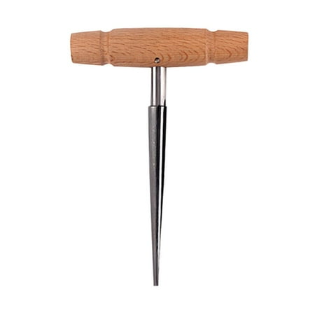 

3-12mm Steel Guitar Tapered Reamer Guitar Luthier Tool With Wooden Handle