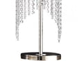 thumbnail image 4 of Benjara Mindy 30" Table Lamp- Crystal Raindrops Design- Metal- Clear Finish, 4 of 5