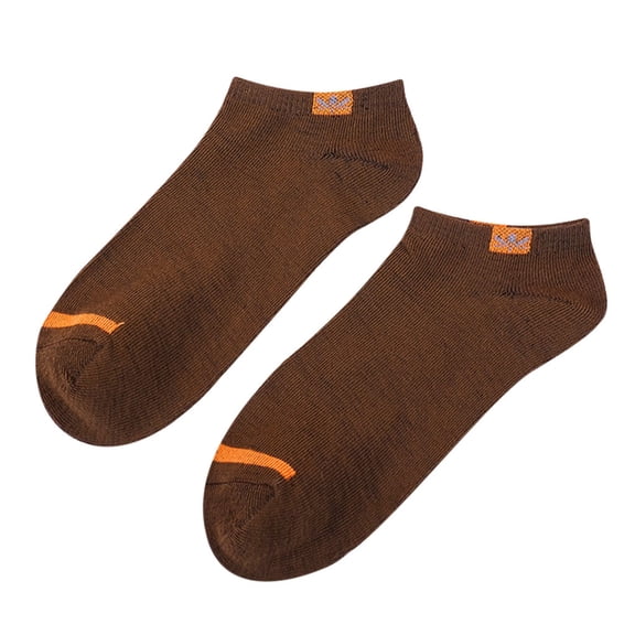 Yanyanz Socks, Men -thin Elastic Short Silk Little Pineapple Heap Stockings, No Show Socks Coffee Free