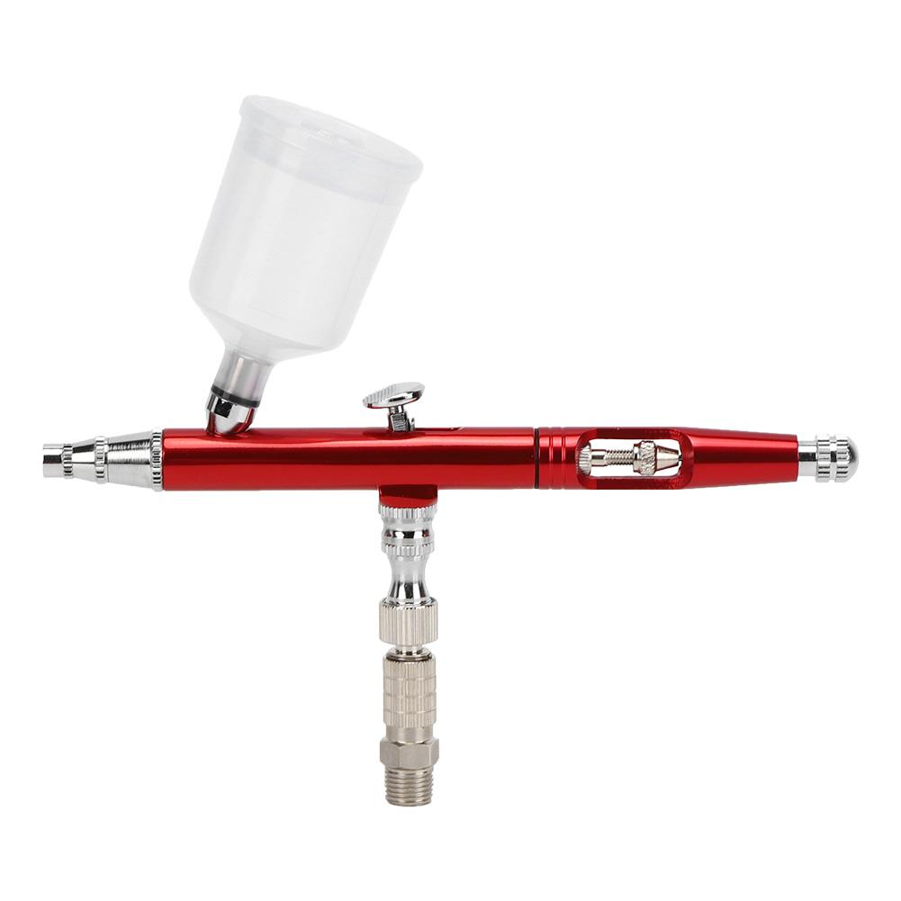 Kritne 0.3mm Painting Airbrush Gun Mini Set Tail External Adjustment